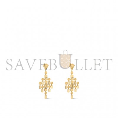 LOUIS VUITTON CHANDELIER EARRINGS M02179